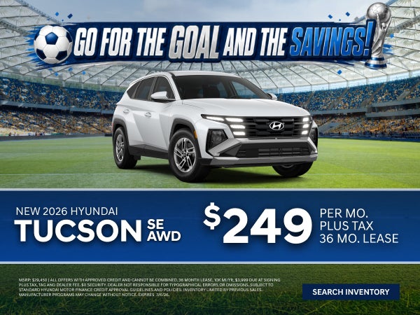 NEW 2026 HYUNDAI TUCSON SE AWD